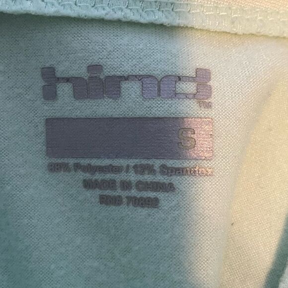 Hind Athletic Tech 1/2 Zip Shirt Jacket Mint Green Knit Long Sleeve Off-Center S - Picture 6 of 9